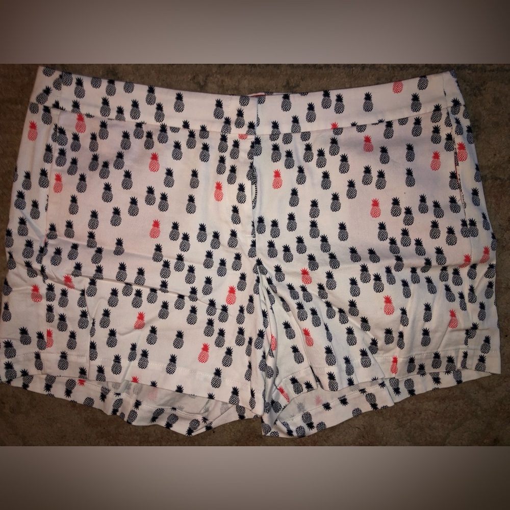 NWT J. Crew pineapple shorts